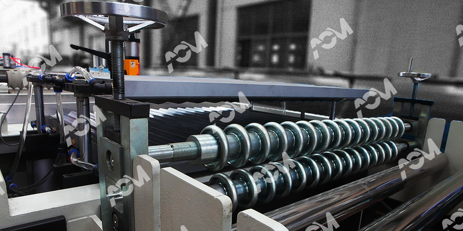 PVC Corrugated Tile Extrusion Line-4